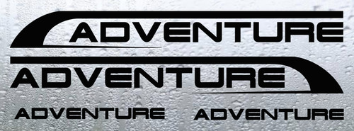 Adventure stickers - 4,