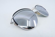 Vintage Dior mirrored eyeglasses frames 135mm mod Dioround made in Italy NOS