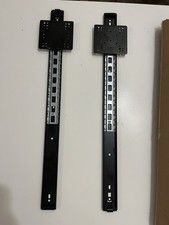 Sliding Hidden Door Track Pocket Door Floor Guide 500mm Black