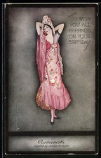 artist postcard signed Jennie