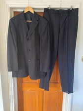 Hugo Boss Fellini Movie Suit - Jacket Size 38 IT 48 Trousers W32 L33 Black