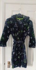 Boys Playstation Dressing Gown/Robe from Next Size 7-8 Years
