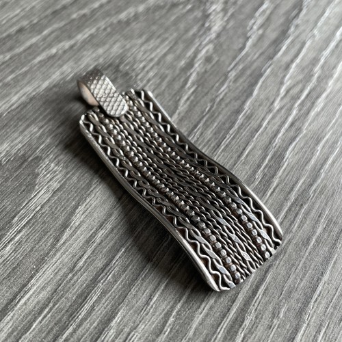 925 silver patterned pendant - 925,