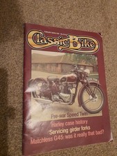 Classic Bike FEB / MARCH 1981 - Norton Model 50, Triumph 5T, 350 Douglas 80