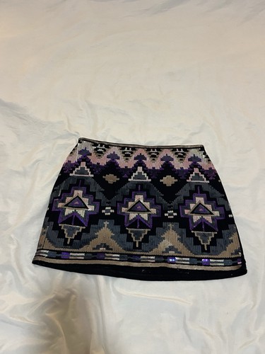 Express sequin mini skirt - sequin,