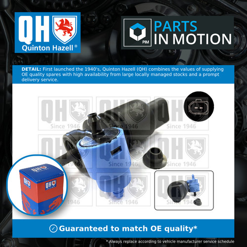 Washer pump fits vauxhall - washer, qh