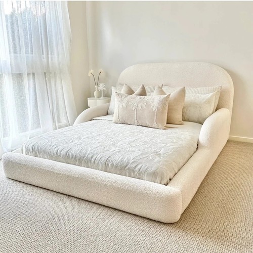 Kids teddy boucle bed - teddy,