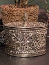 Vintage Silver Plated Pierced