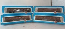 OO gauge EXCELLENT 4x Airfix LMS Suburban Coach Maroon Livery 1st 3rd Brake