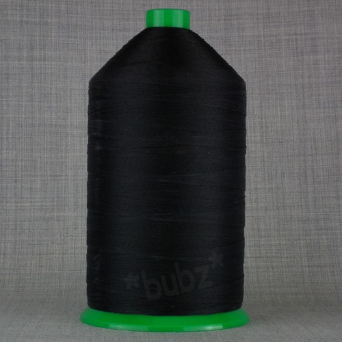 Black strong bonded nylon - black,