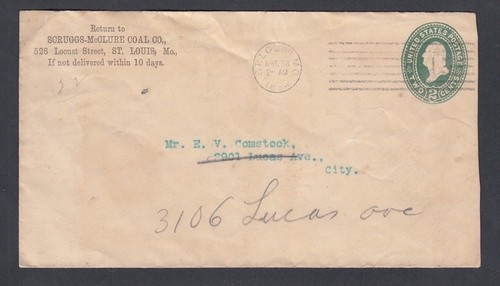 Usa 1894 coal company - coal, 2c