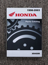 1996-1999 Honda XR400R Dirt Bike Motorcycle Parts Catalog Manual 1997 1998