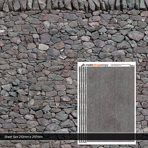 Sheets dry stone - 5, wall