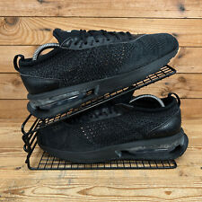 Nike Trainers Mens Size UK 7 Air Max Flyknit Racer Triple Black Running Shoes