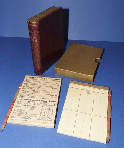 Vintage bridge markers book - vintage,