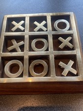 Noughts and Crosses Wooden Table Game