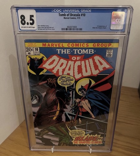 Tomb dracula cgc 8 5 - of,