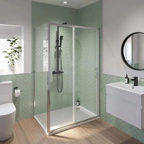 1200x700mm sliding shower door - 1200x700mm,