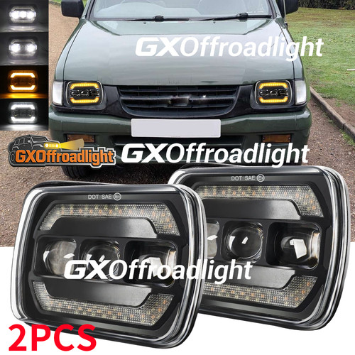 Rectangular led headlights - led, fit
