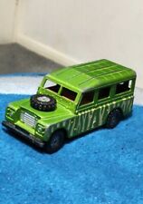 Green LAND ROVER 109 WB Corgi, Vintage die cast toys, Made in Great Britain 