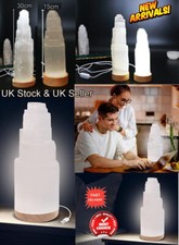 Selenite crystal lamp - crystal,