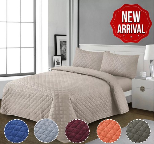 Embossed quilted bedspread - embossed,