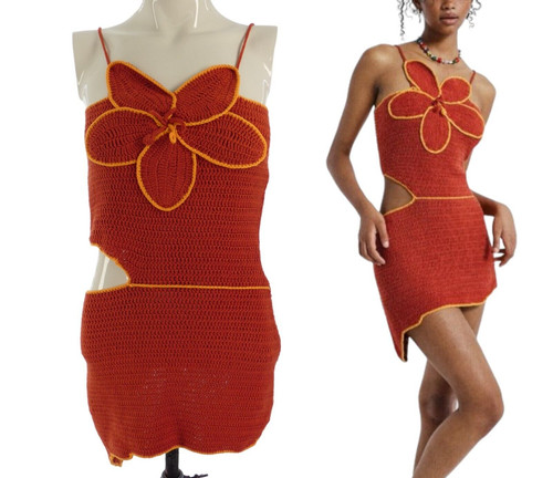 Jaded london crochet dress - london, cut
