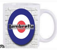 Lambretta scooter  mug  new & Dishwasher Proof  