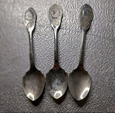 Hm & Co Stainless Steel 3 X Pope John Paul II British Visit 1982 Spoons