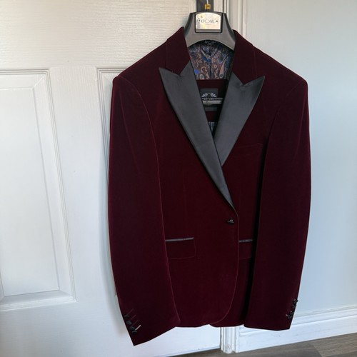Burgundy tuxedo double - burgundy,