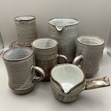 Creigiau Studio Vintage Pottery Coffee Set For 4 Reg & Jean Southcliffe.