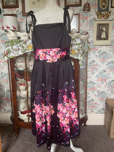 Size black floral voodoo - size, xl