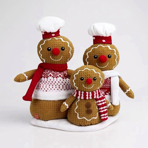 Christmas gingerbread family - christmas,
