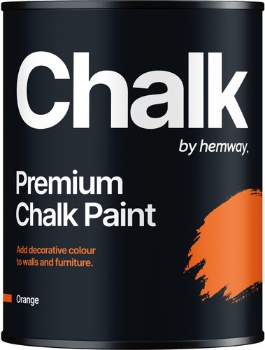 Hemway chalk paint orange matt - paint,