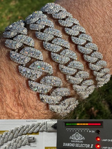 Moissanite real miami - real, cuban