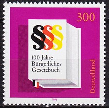 Germany frg 100th - ann, civil