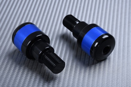 Blue bar end grip - bar, handelbar
