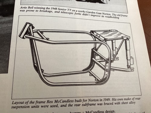 Norton featherbed motorcycle - featherbed,