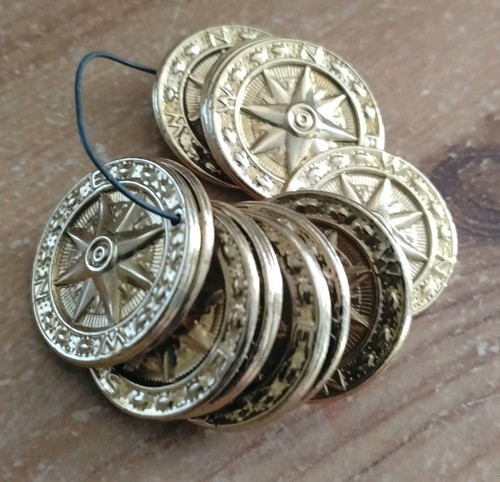 Ring golden coins - of,