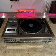 Aiwa AF-5050 Vinyl Record Player Turntable Cassette Radio SPARES OR REPAIR