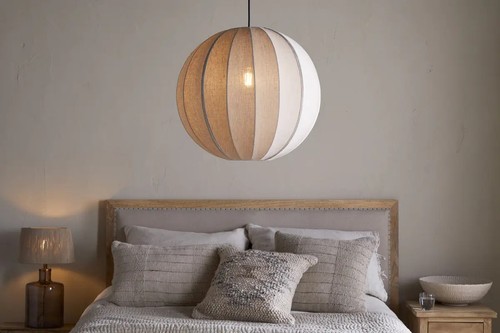 Nkuku dharini linen lampshade - dharini,