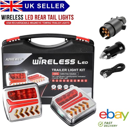 Wireless trailer rear lights - trailer,