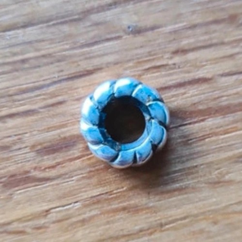Silver spacer fits - spacer.,