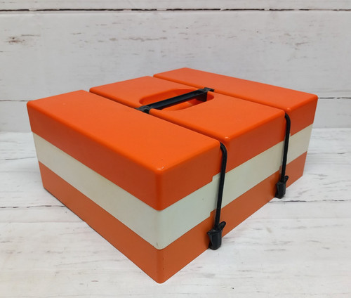 Vintage 1960s picnic hamper - vintage,