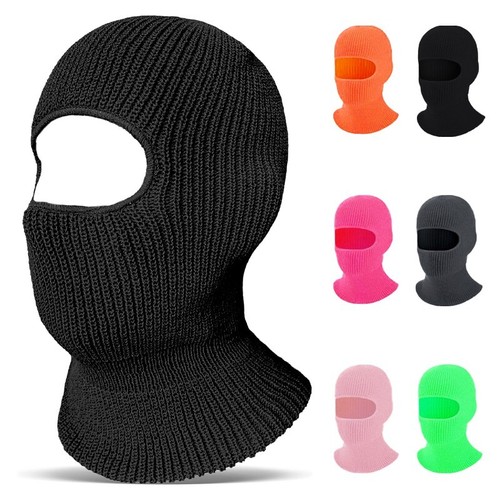 Knitted balaclava warm beanie - warm,