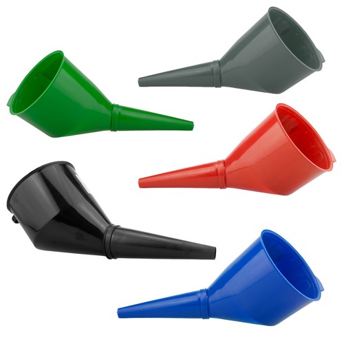 Plastic fuel funnel with - plastic,