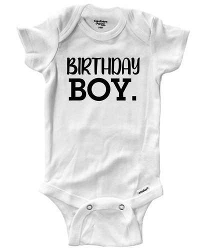 Birthday boy baby bodysuits - baby,
