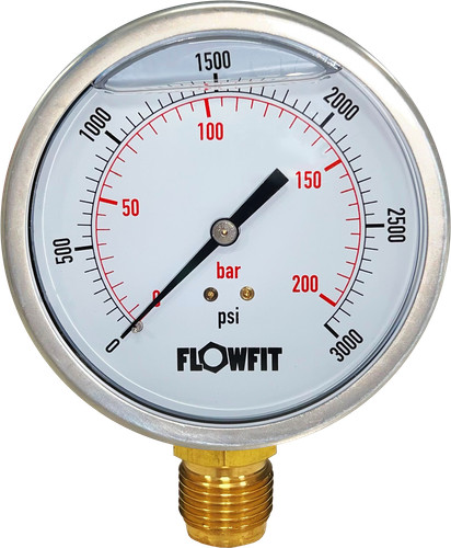 100mm glycerine filled hyd - 100mm,