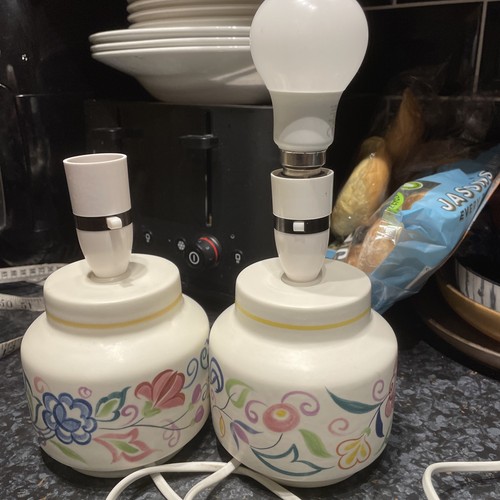 Poole pottery lamp bases - poole,