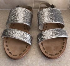 Boden Silver Glitter Flat